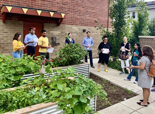 Association House staff and board tour LUCHA’s properties.